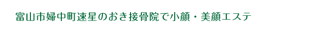 小顔・美顔エステ